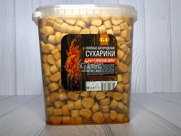 Сухарики с красной икрой в Калуге