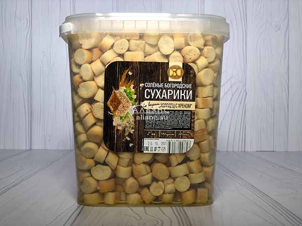 Сухарики с холодцом и хреном в Калуге