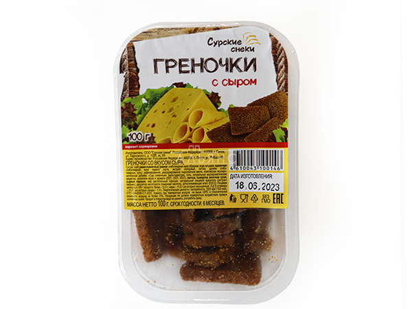 Сурские гренки со вкусом Сыра (100 гр) в Калуге