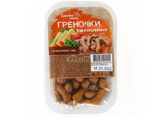 Сурские (ПШЕНИЧНЫЕ) Сливочный сыр (100 гр) в Калуге