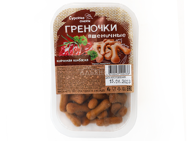 Сурские (ПШЕНИЧНЫЕ) Копченая колбаска (100 гр) в Калуге