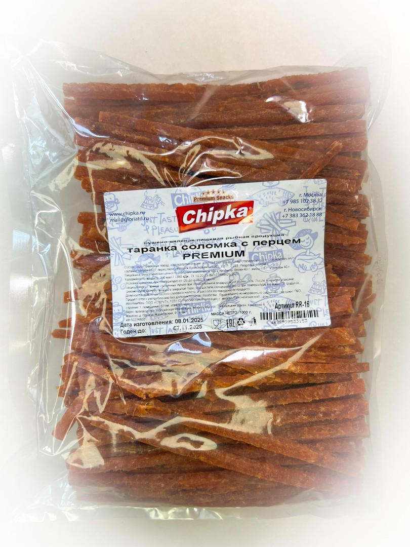 Таранка с перцем (соломка) (Chipka ПРЕМИУМ) в Калуге