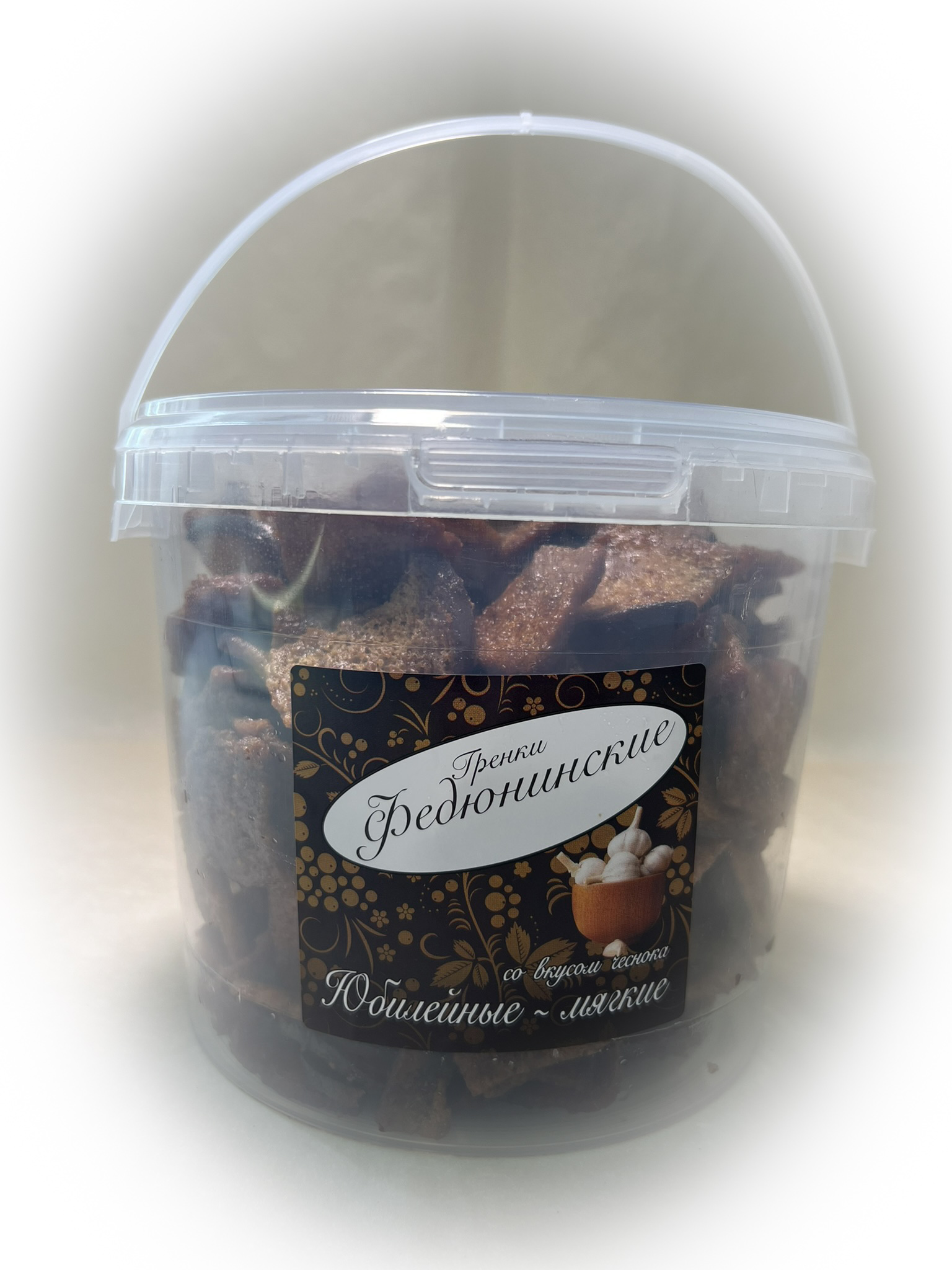 Гренки "ФЕДЮНИНСКИЕ" "Чеснок" (ведро 900 гр.) в Калуге