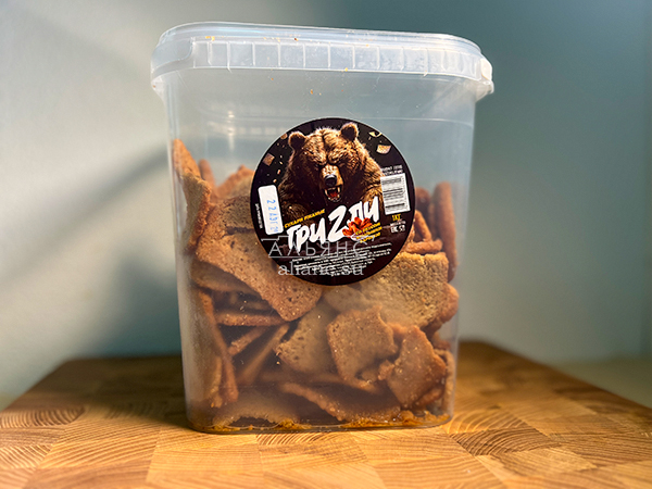 Ведро Ржаные гренки со вкусом Крылышки Барбекю (1 кг) в Калуге