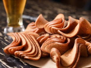 Деревенские гренки со вкусом Сметаны и Лука (Сурские): Ресторанные гренки со вкусом стейка