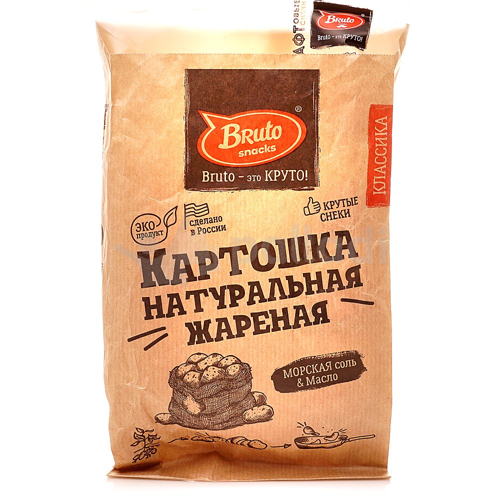 Картофель «Бруто» с солью 70 гр. в Калуге