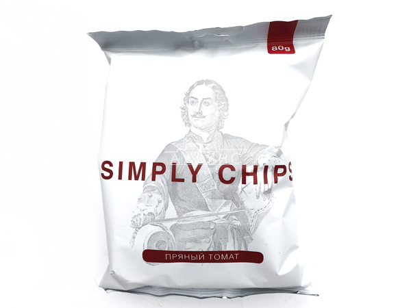 Картофельные чипсы "Simple chips" Пряный томат 80 гр. в Калуге